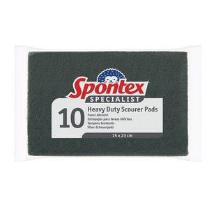 Spontex Spec Hdut Scourer Pads Pk10