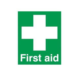 Signslab First Aid Sign Pvc 100X250