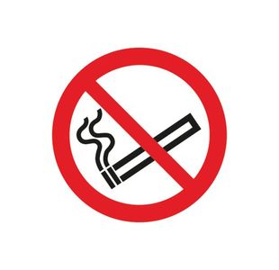 Signslab No Smoking Symb S/A 50X50Mm