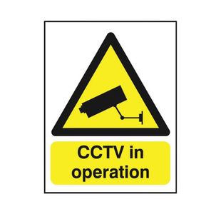 Cctv In Operation Pvc Sign A5