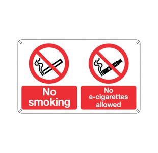 No Smoking E-Cigarettes Save 100X250