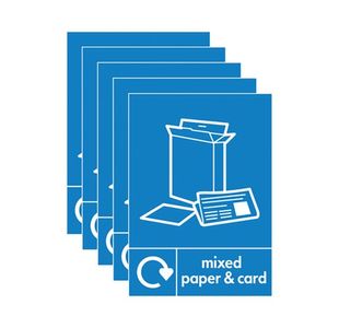 A5 Sign Mixed Paper And Card Pk5