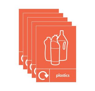 A5 Sign Plastics Only Pack Of 5