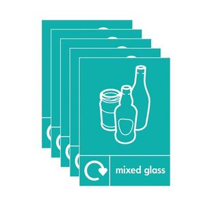 A5 Sign Mixed Glass Pack Of 5
