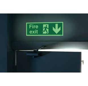 Niteglo Exit Man Arrw Down S/A 15X45