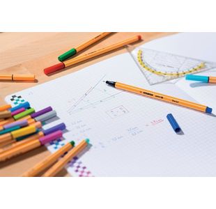 Stabilo Point 88 Flnr Pen Ast Pk10