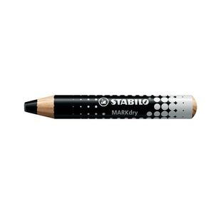 Stabilo Markdry Wb Pencil Black Pk5