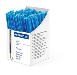 Stick 430 Ballpoint Pen Cdu Blu Pk50