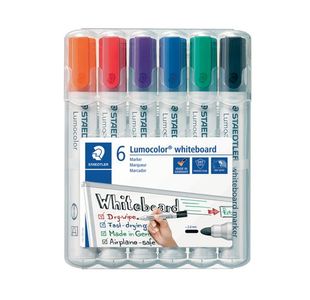 Staedtler Lumo 351 Drywipe Ast Pk6