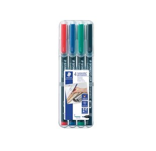 Staedtler Lumocol Ohp Pens Ast Pk4