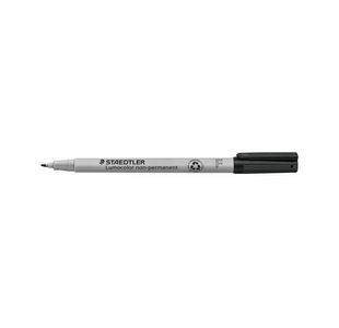 Lumocolor Pen Fine Non-Perm Blk Pk10