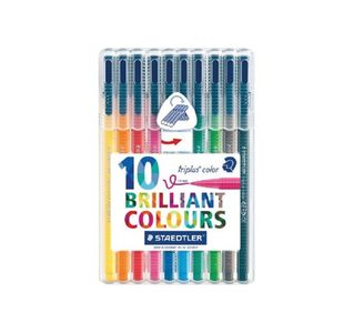 Staedtler Tri+ Color Pen Ast Pk10