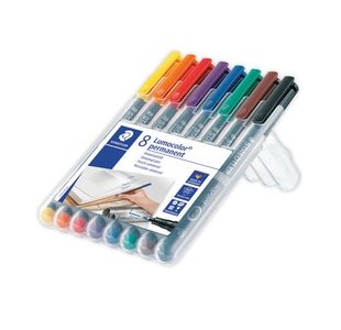 Lumocolour Ohp Pen Perm 318 Ast Wlt8
