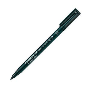 Staedtler L/Colour 317 Perm Blk Pk10