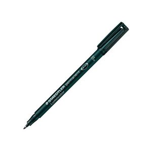 Staedtler Lumocolr Ohp Pens Blk Pk10