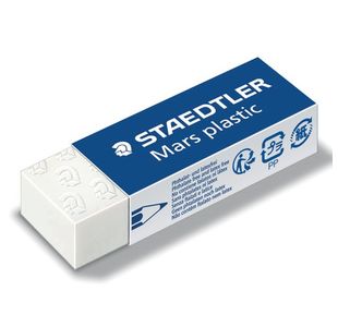 Mars Plastic Eraser Blistercard Pk2