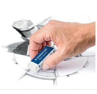 Mars Plastic Eraser Blistercard Pk2