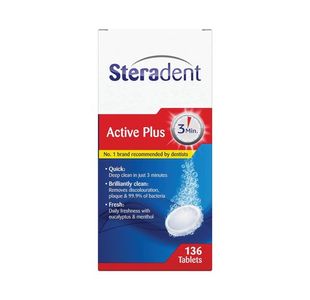 Steradent Active Plus 136 Tabs Pk4