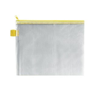 Bds Mesh Zip Bag 255X205Mm Ylw Pk5