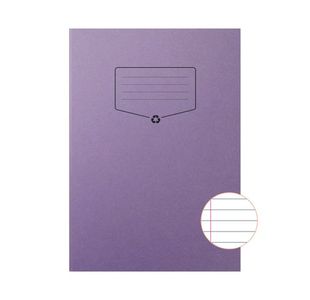 Silvine Rec Ex Book 64P A4 Pple Pk10