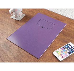 Silvine Rec Ex Book 64P A4 Pple Pk10