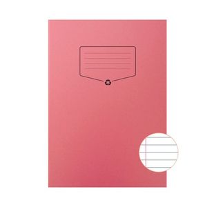 Silvine Rec Ex Book 64P A4 Red Pk10