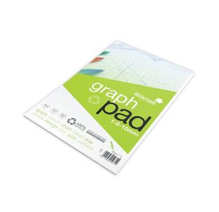 Silvine Recy Graph Pad 1/5/10 A4 50P