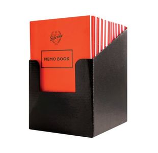 Silvine Memo Book 159X95Mm Red Pk24