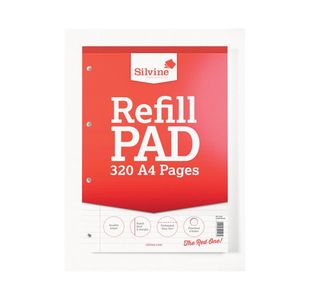 Silvine Refill Pad 320P R/M A4 Pk3