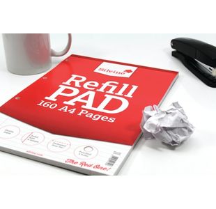 Silvine Hb Punched Refill Pad A4 Pk6