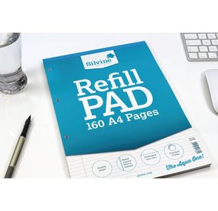 Silvine Narrow Rld Refill Pad A4 Pk6