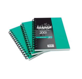 Silvine Luxpad Wire Notebook A5 Pk6