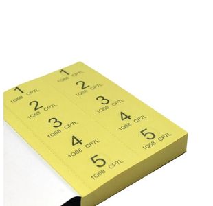 Cloakroom/Raffle 1-1000 Tickets Pk6