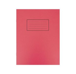 Silvine 9X7 Exer Books R/M Red Pk10
