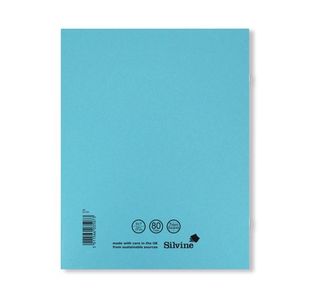 Silvine 9X7 Ex Books 7Mm Sq Blu Pk10