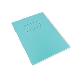 Silvine Plain Ex Book A4 Blu Pk10