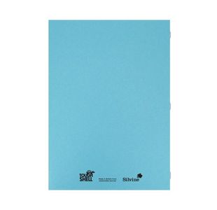 Silvine Tough Shell Ex Book Blu Pk25