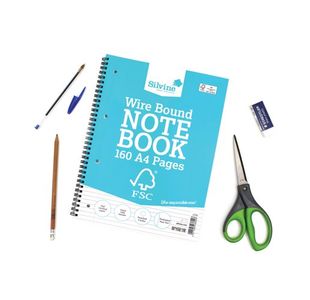 Silvine Everyday A4 Wbnd Notebk Pk5
