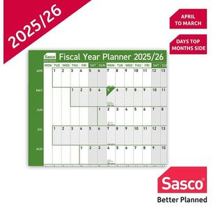 Sasco Fiscal Year Planner 2025-2026