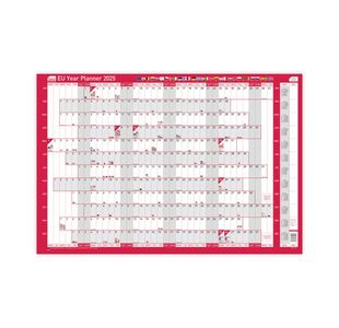 Sasco Eu Year Planner Unmounted 2025