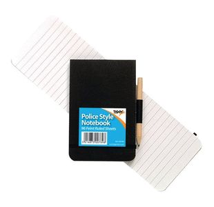 Tiger Police Notebook W Pencil 12Pk