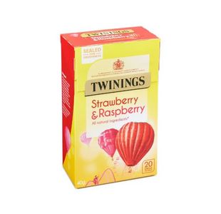 Twinings Strawb/Raspb Tea Bags Pk20