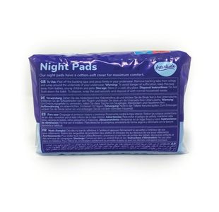 Ultra Night Sanitary X10 Pads Pk12