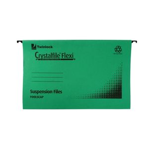 Rexel Crystalfile Susn File Grn Pk50