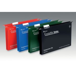 Rexel Crystalfile Susn File Blk Pk25