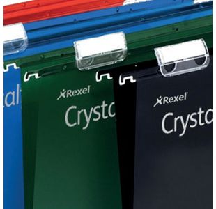 Rexel Crystalfile Susn File Grn Pk25