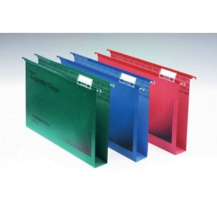 Rexel Crystalfile Susn File Grn Pk50