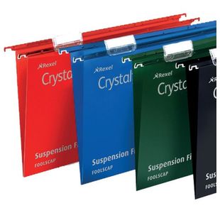 Rexel Crystalfile Susn File Grn Pk25