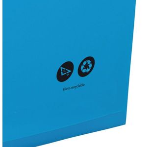 Rexel Crystalfile Susn File Blu Pk25