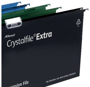 Rexel Crystalfile Susn File Grn Pk25